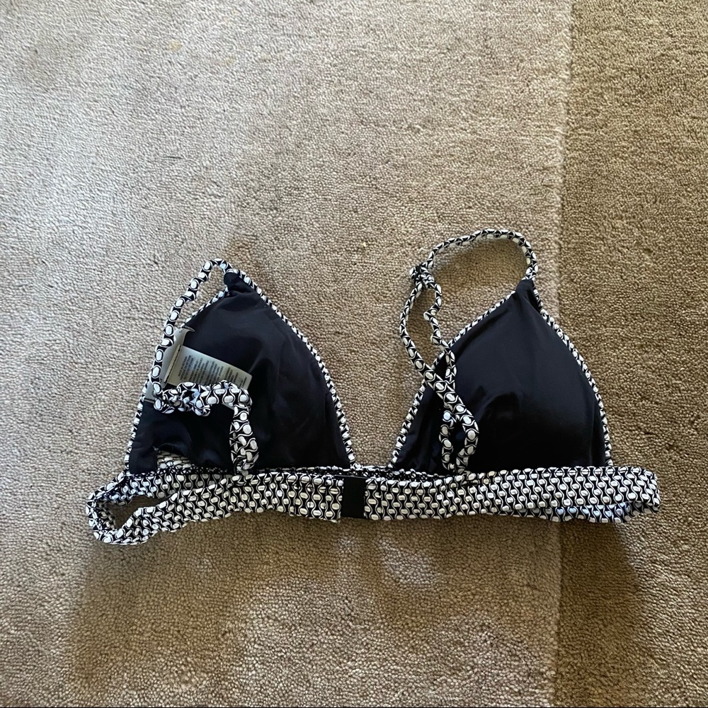Onia Black & White Bikini Top - Picture 2 of 4